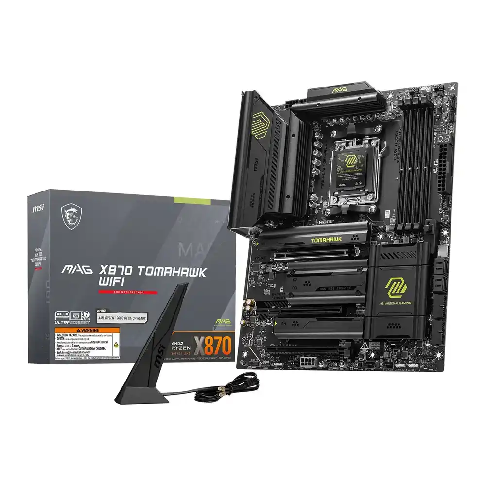 MSI MAG X870 Tomahawk WiFi AM5 DDR5 PCIe 5.0 ATX Motherboard